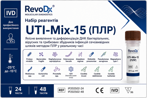 RevoDx Набір реагентів UTI-Mix-15