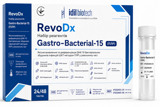 RevoDx Набір реагентів Gastro-Bacterial-15
