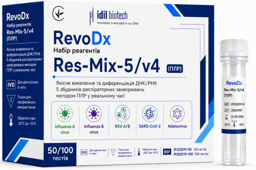 RevoDx Набір реагентів Res-Mix-5/v4
