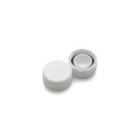 Standard Flat Screw Cap With O-Ring, white